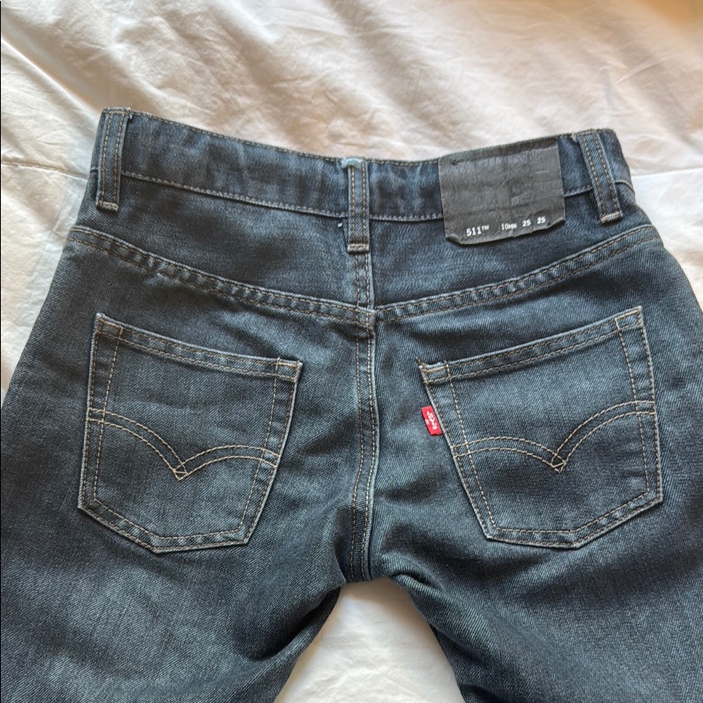 Levi's Men's Dark Blue Slim Straight Jeans